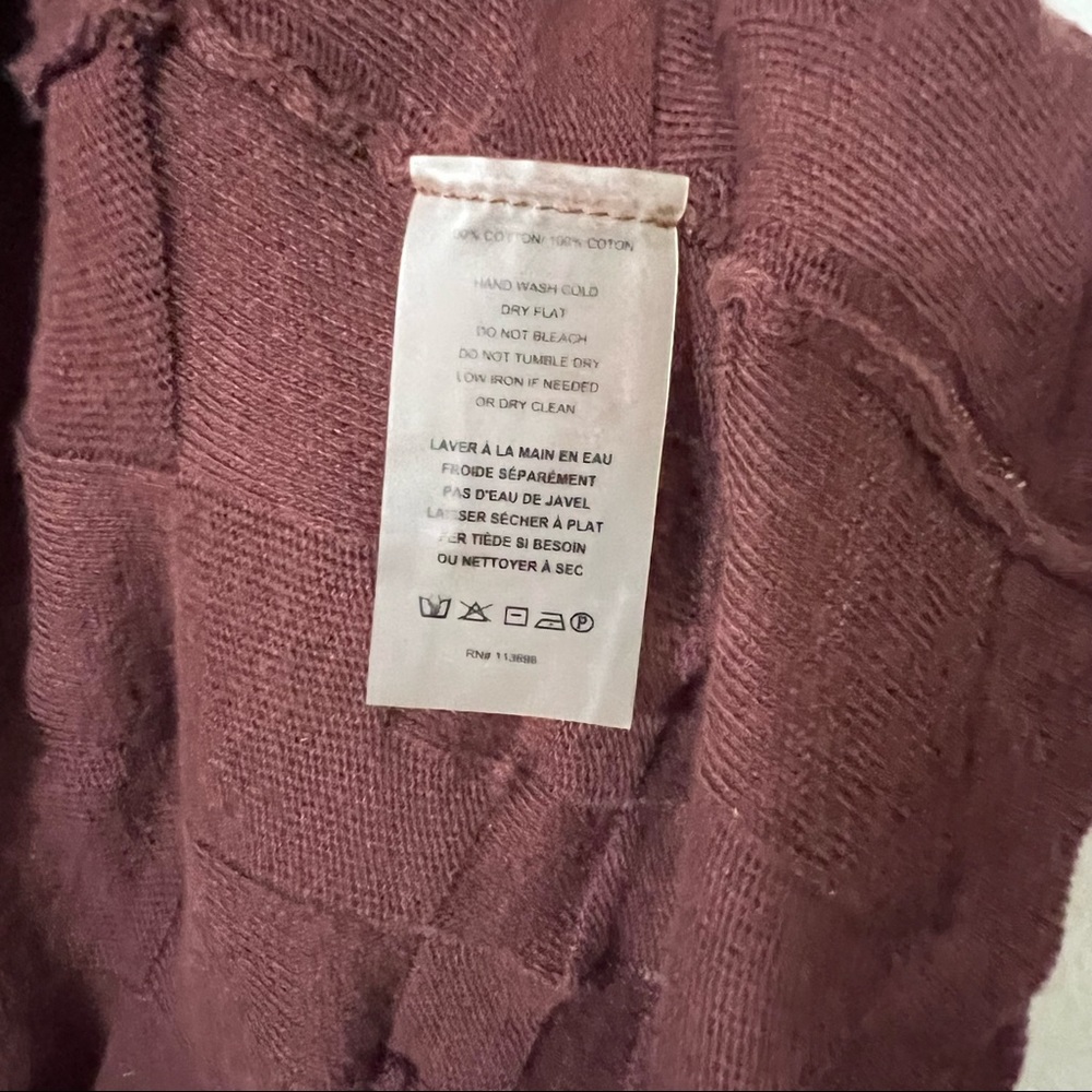 Margaret O’Leary Oragami Open Long Duster Cardigan in Brown Sz Small - Picture 4 of 6